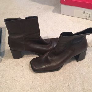 Casual Corner Brown Leather Boots